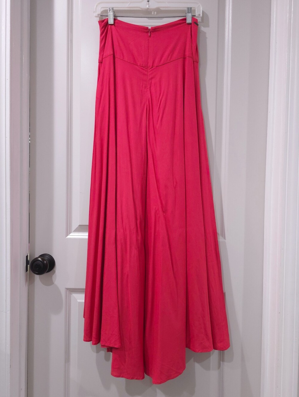 ONEILL Women’s High-Low Cascade Maxi Summer Skirt - Coral Pink 100% Viscose - Picture 7 of 12